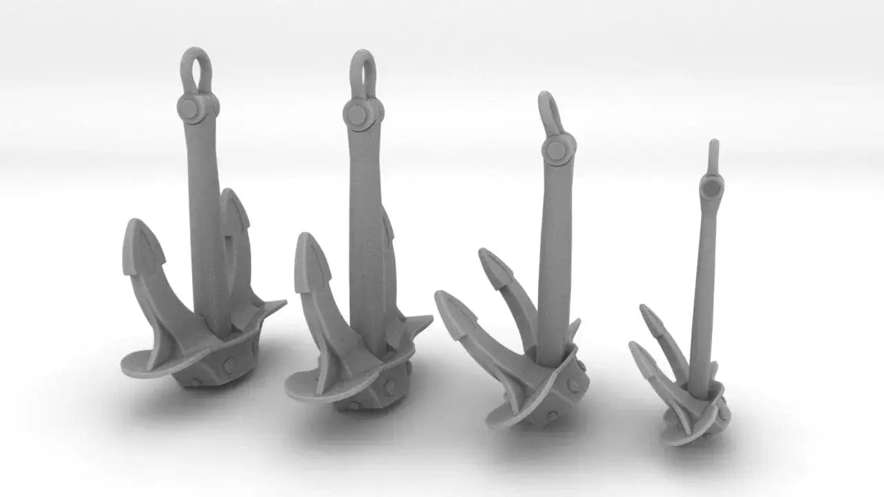 1/100 DKM Bismarck Anchor Set