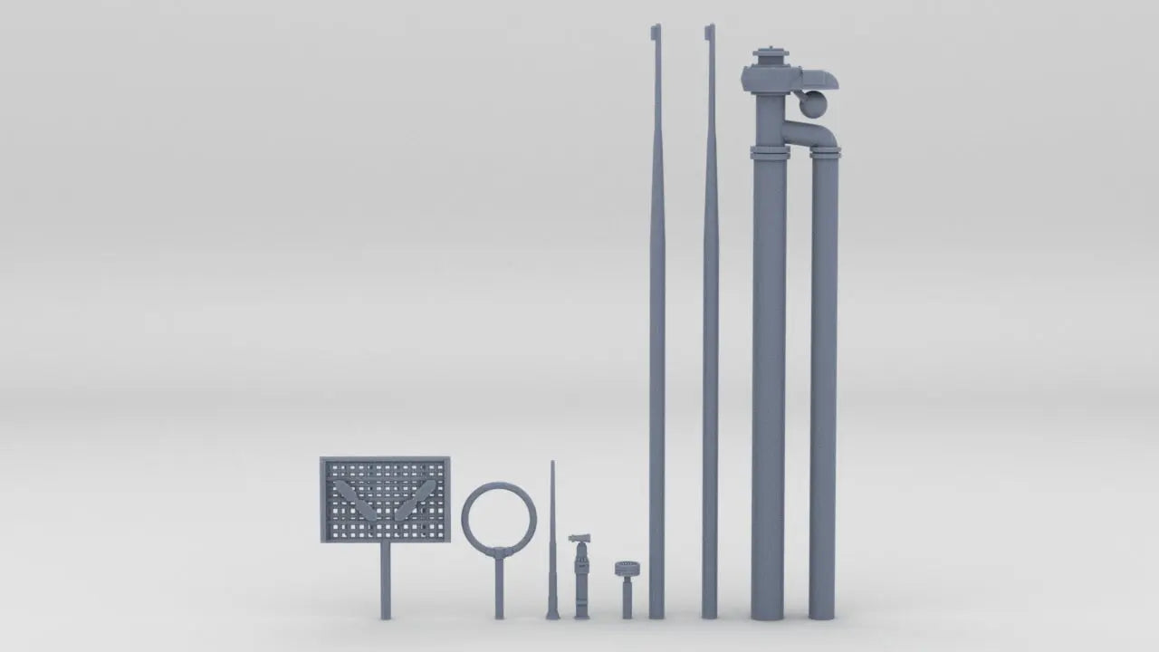 1/100 DKM U-Boot XXI Conning Tower Details Set