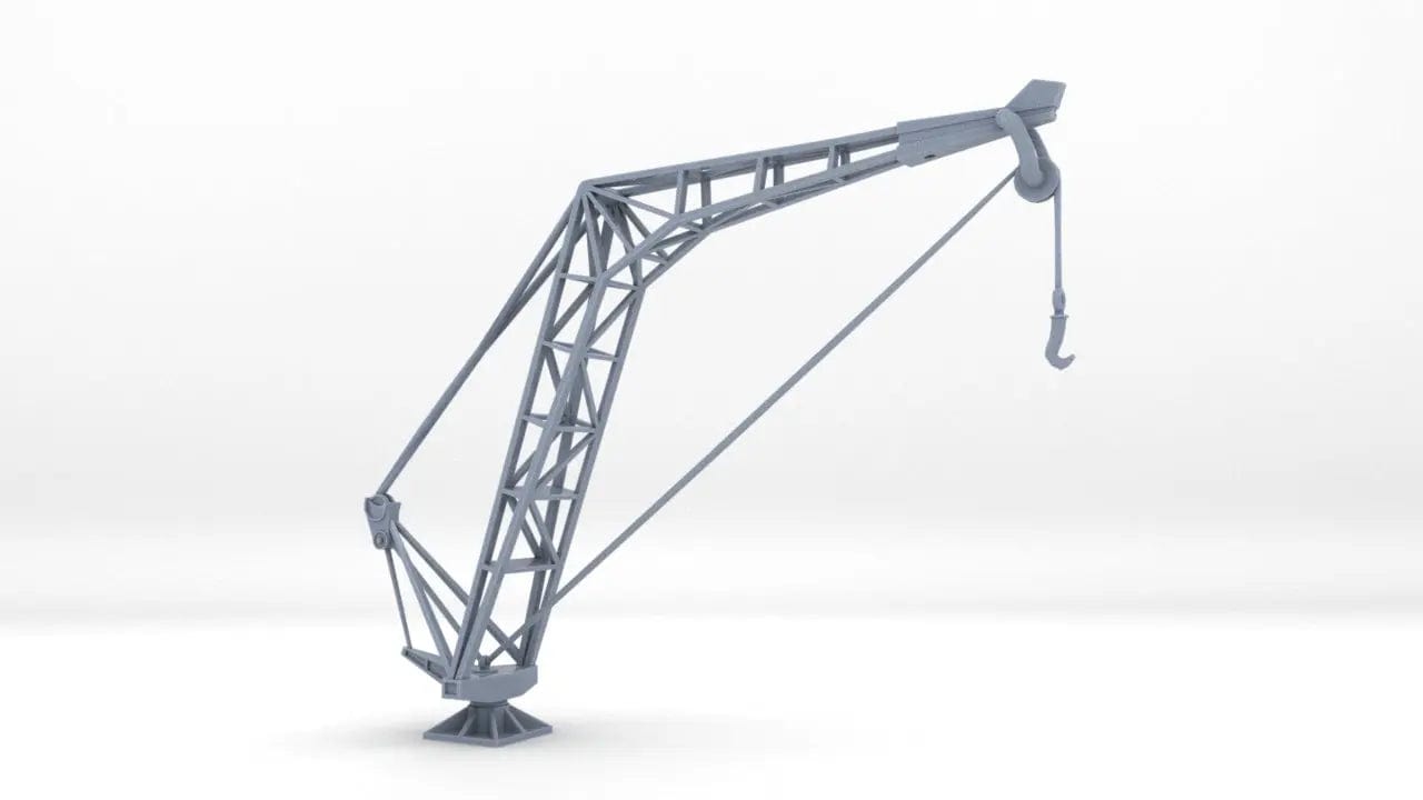 1/200 USN Aircraft Crane - distefan 3d print
