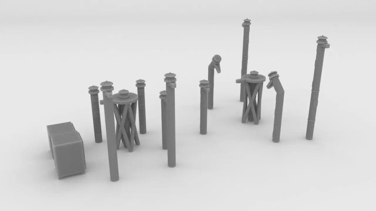 1/96 USS Iowa Structure Deck 3 Part 2 Amidships- distefan 3d print