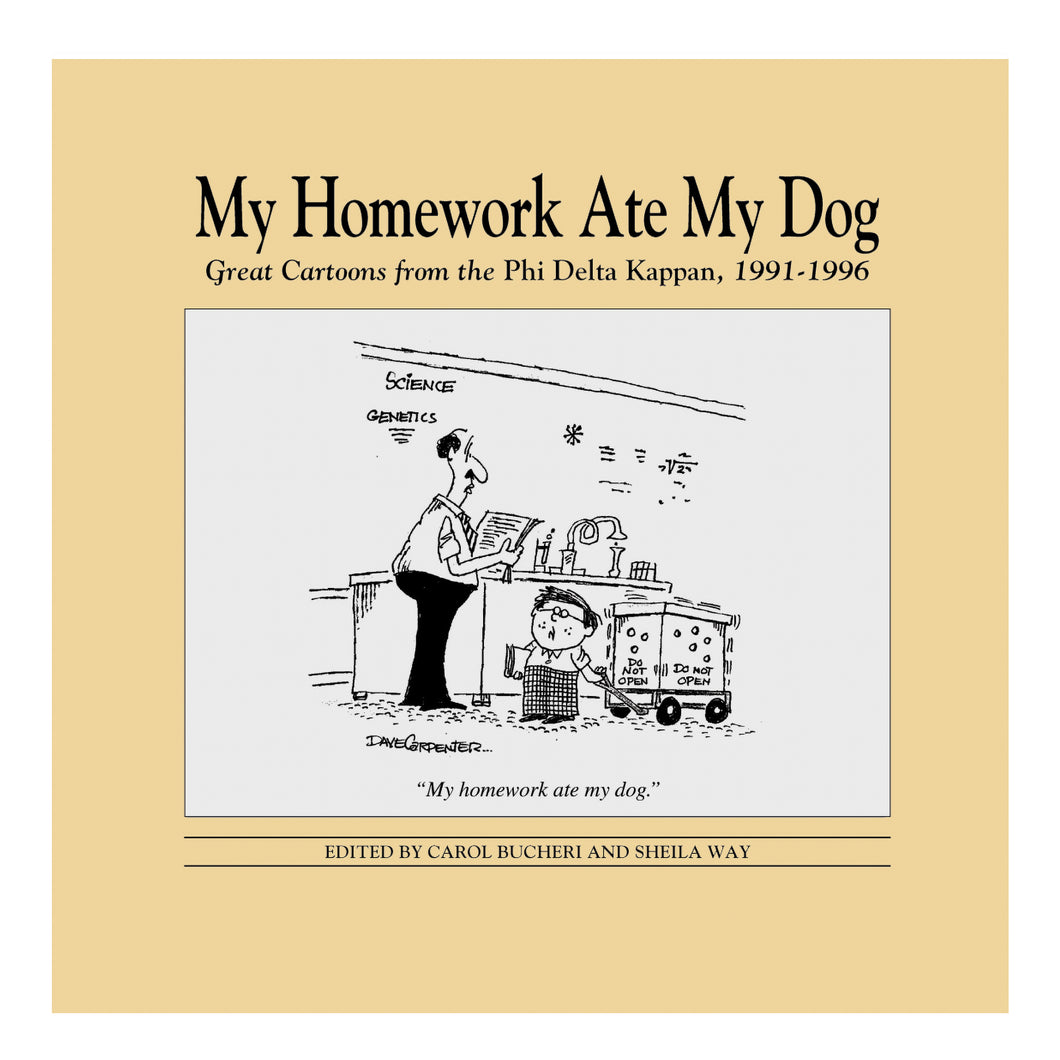 Cartoon Book My Homework Ate My Dog - 