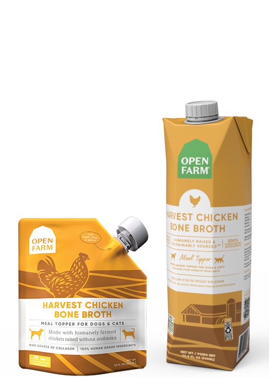 Bouillon d'os de poulet Harvest pour chiens