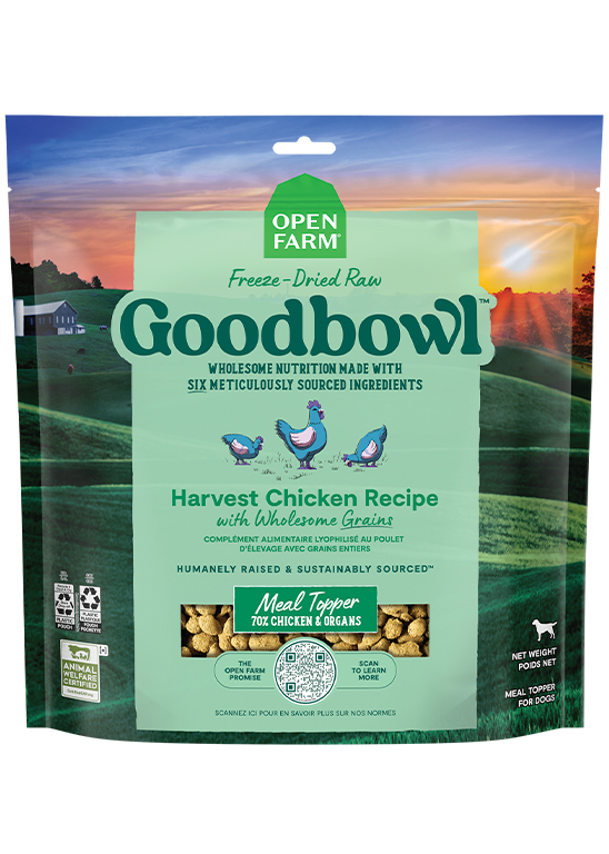 Goodbowl™ Harvest Chicken Recipe Freeze Dried Raw Topper