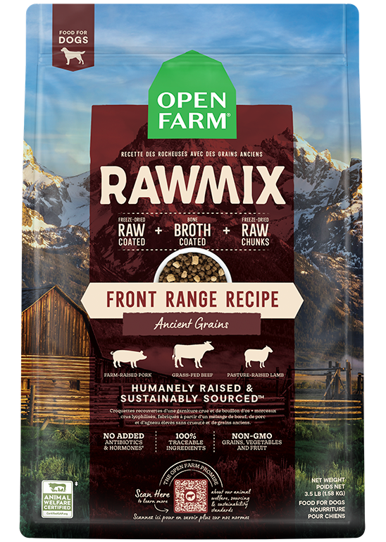 Front Range grains anciennes  RawMix pour chiens