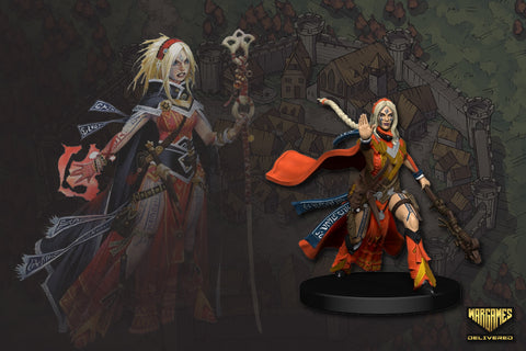 PATHFINDER MINIATURE: SEONI, ICONIC SORCERESS