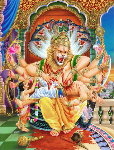 The fourth avatar of Lord Vishnu | Narasimha avatar – Rosebazaar India