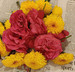 Rose Bazaar, Sevanthige, Chrysanthemums, puja/pooja, flowers, home decor, home delivery, assorted flowers, mala, garland