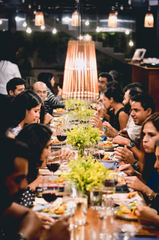 Rose Bazaar, Sapori Nuovi, dinner, event, flowers, tin, goldenrod, bangalore, india