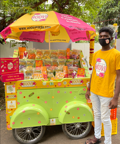 Hoovu Verified Flower Seller Cart