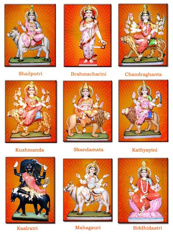 Navdurga nine forms of Durga