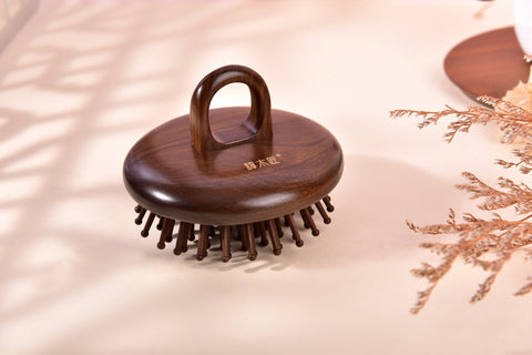 wood hair brush