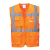Portwest C376 Athens Hi-Vis Mesh Executive Vest Orange