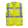 Portwest C376 Athens Hi-Vis Mesh Executive Vest Yellow