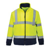 Portwest F301 Hi-Vis Contrast Fleece Yellow