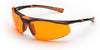 Univet 5X3 High Contrast Orange Lens Safety Glasses - 5X3.03.33.04