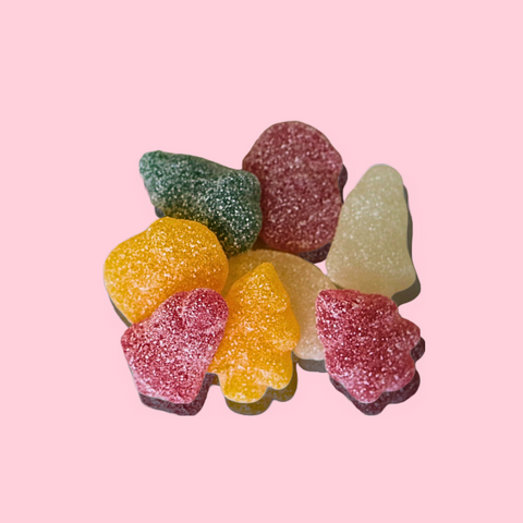 Fizzy Christmas shapes sweets