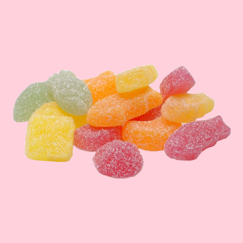 vegan sweet fruity fizzy pastilles