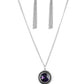 Paparazzi  Accessories - Mega Money #N828 Box 9 - Purple Necklace