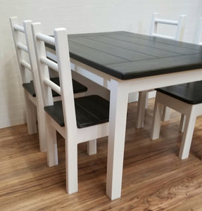 kids farmhouse table and chairs