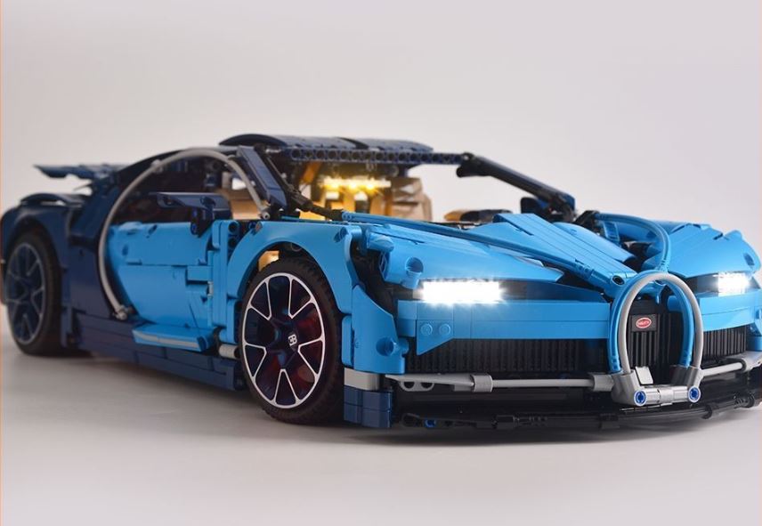 Tæmme kig ind at tiltrække LED Light Kit for TECHNIC Bugatti Chiron Model Lego 42083 – BRICKSTARS