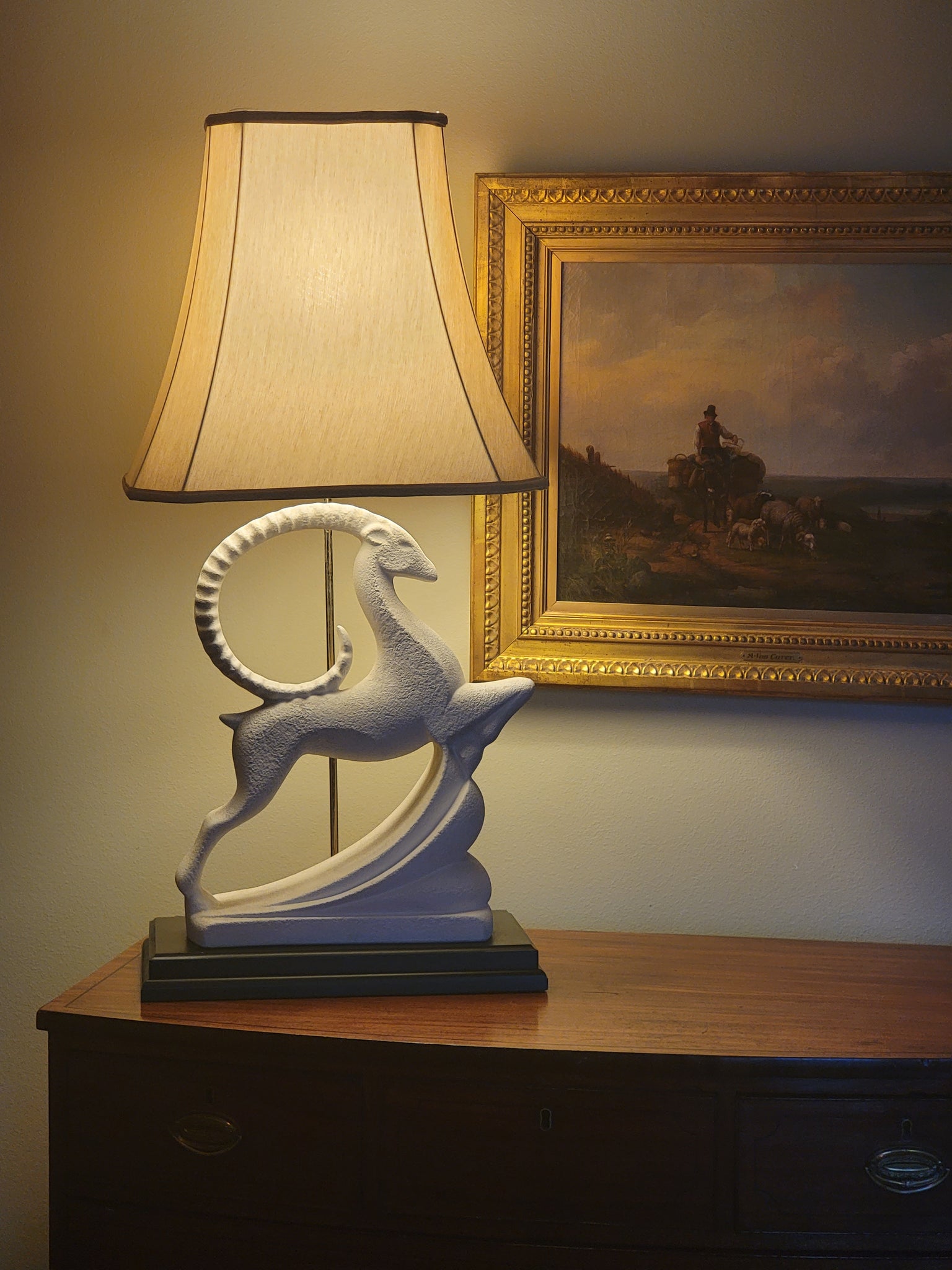 Vintage Royal Haeger Gazelle Massive Lamp 38 1/4 Inch Tall – Designs by Alice Lowe