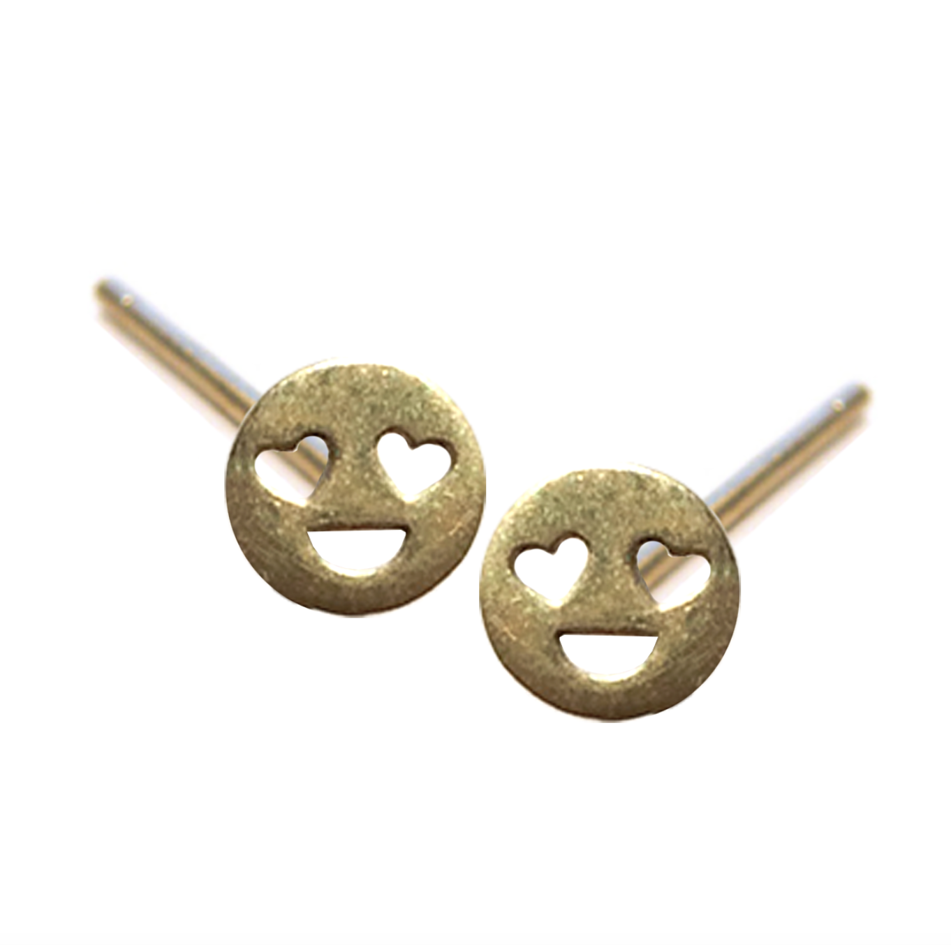 VMOJI HEART EYE FACE EARRING