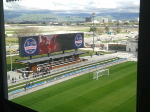 View from Press box