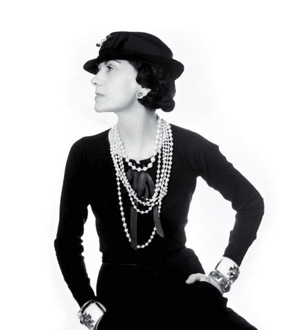 Coco Chanel in black