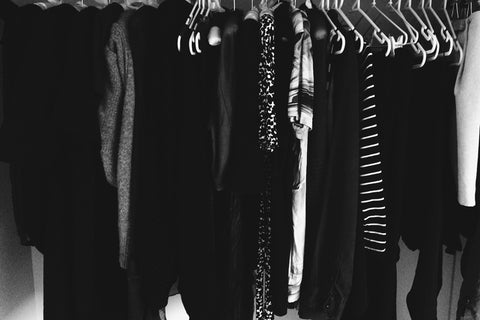 Black wardrobe 