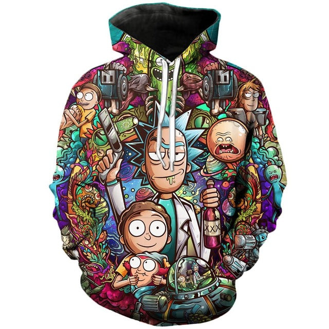 rick et morty hoodie