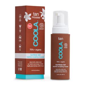 Coola Organic Sunless Tan Express Sculpting Mousse - Salty Chic Boutique