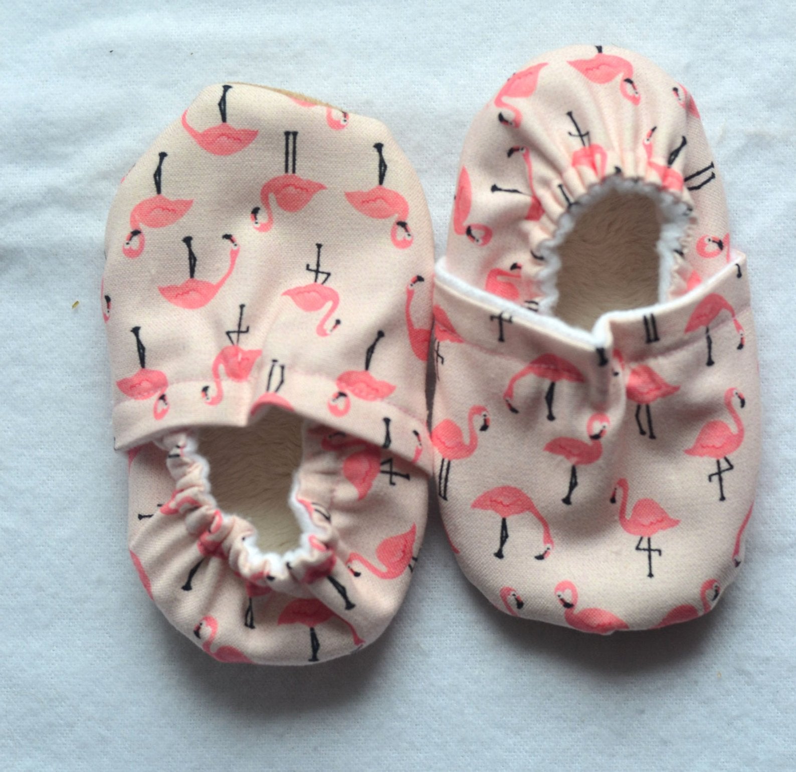 flamingo baby shoes