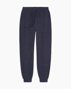 Brushed Back Terry Jogger in Soft Navy - 11 - Onia