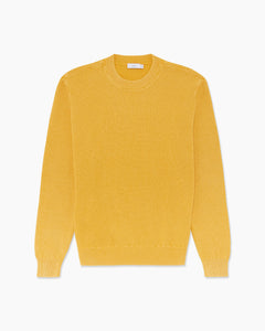 Pigment Dye Cotton Sweater in Apricot | Onia