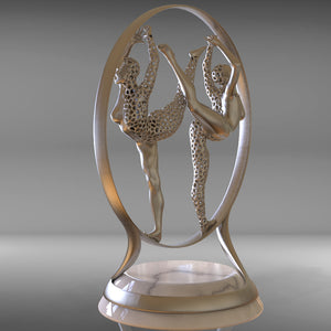 Dancers Bronze Sculpture 
