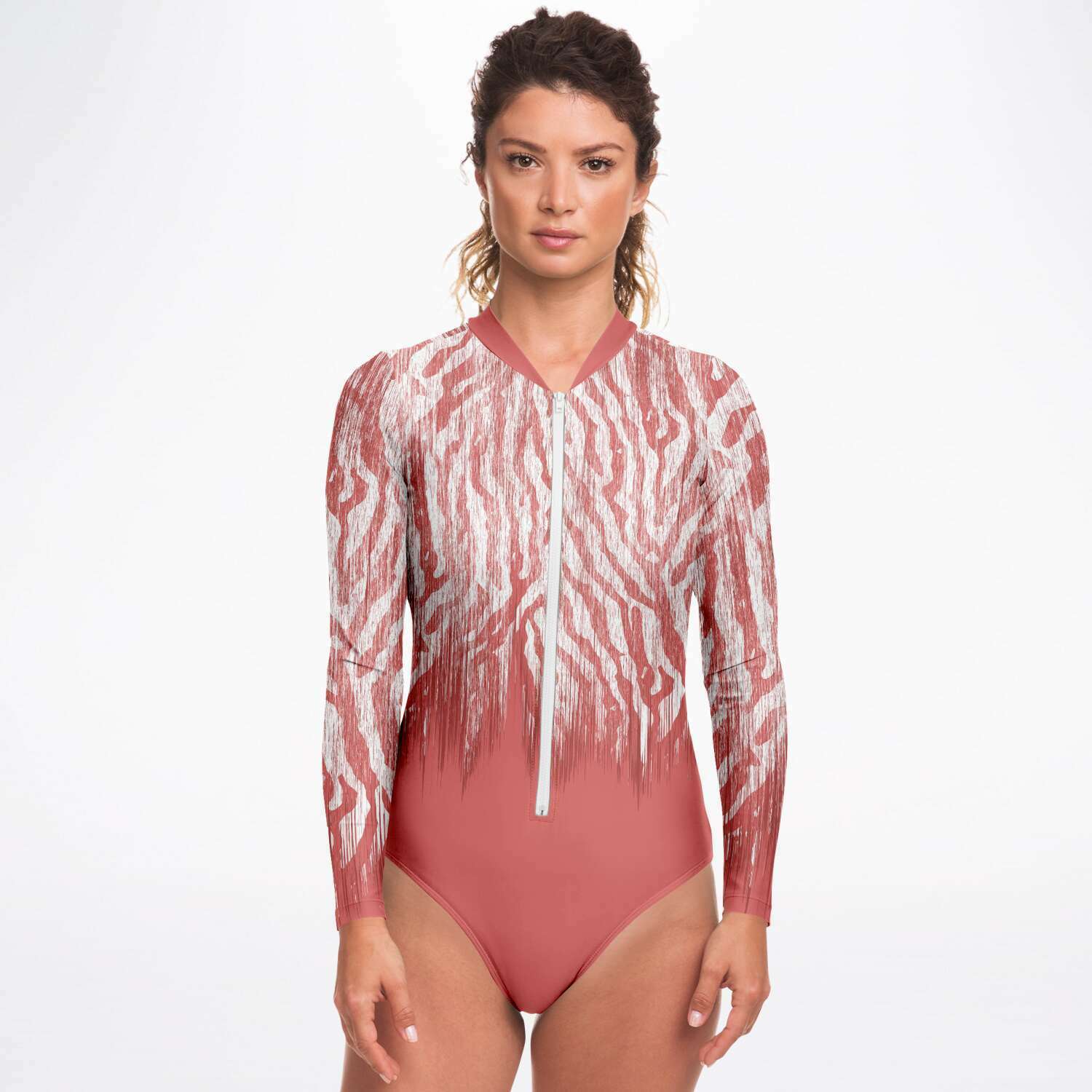Spellbound Long Sleeve Swimsuit Full Piece Bodysuit Front Zipper Bathing  Suit 50 UPF Protection, UV Swimwear 