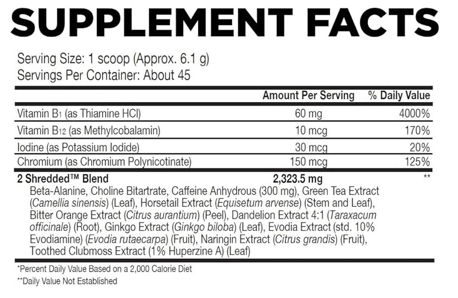 Supplement Facts