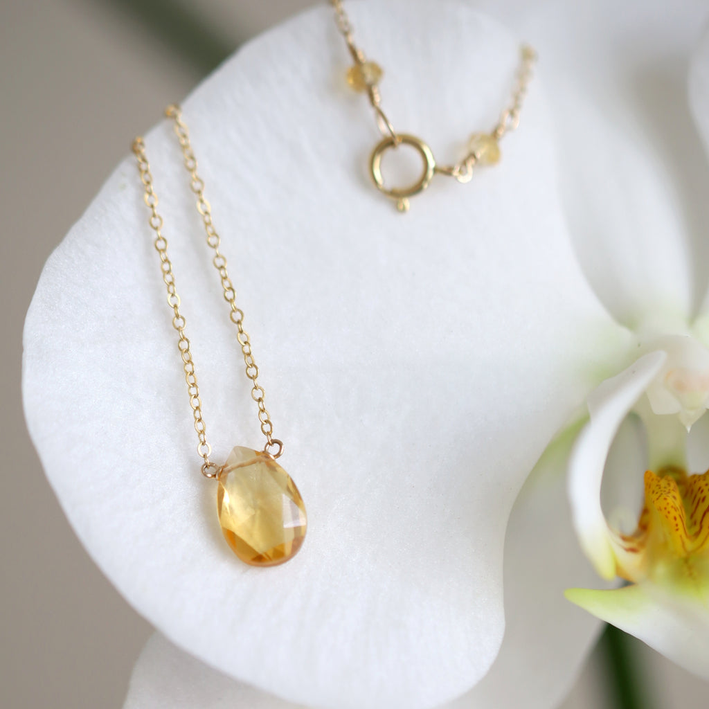 Citrine Bella Necklace 