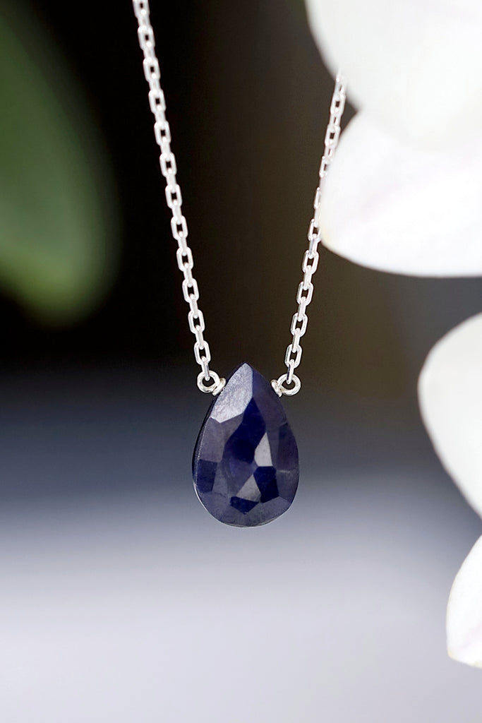 Blue Sapphire Necklace