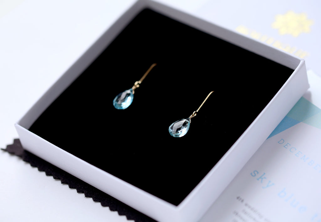 Sky Blue Topaz Bella Earrings