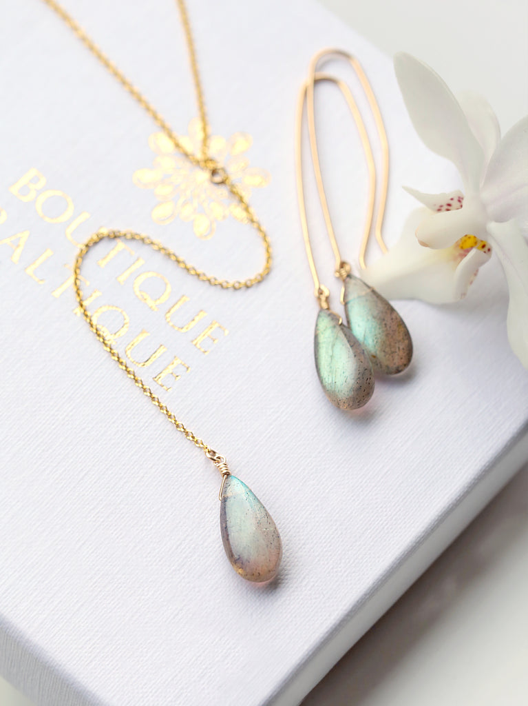 Labradorite Jewelry Set