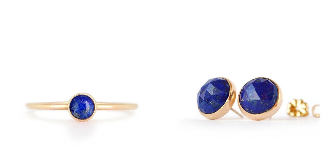 Lapis Lazuli Ring and Studs