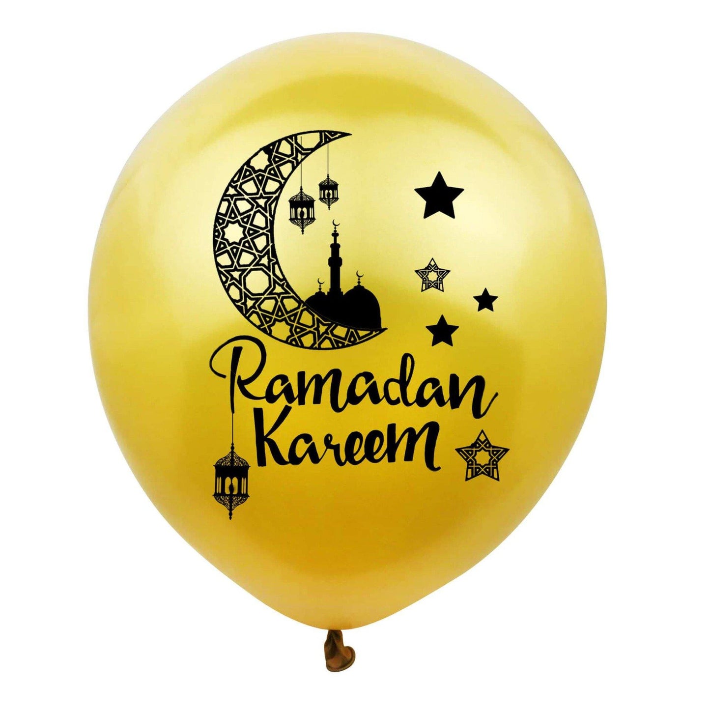 Ramadan Mubarak Balloner 6 stk. - MyEid