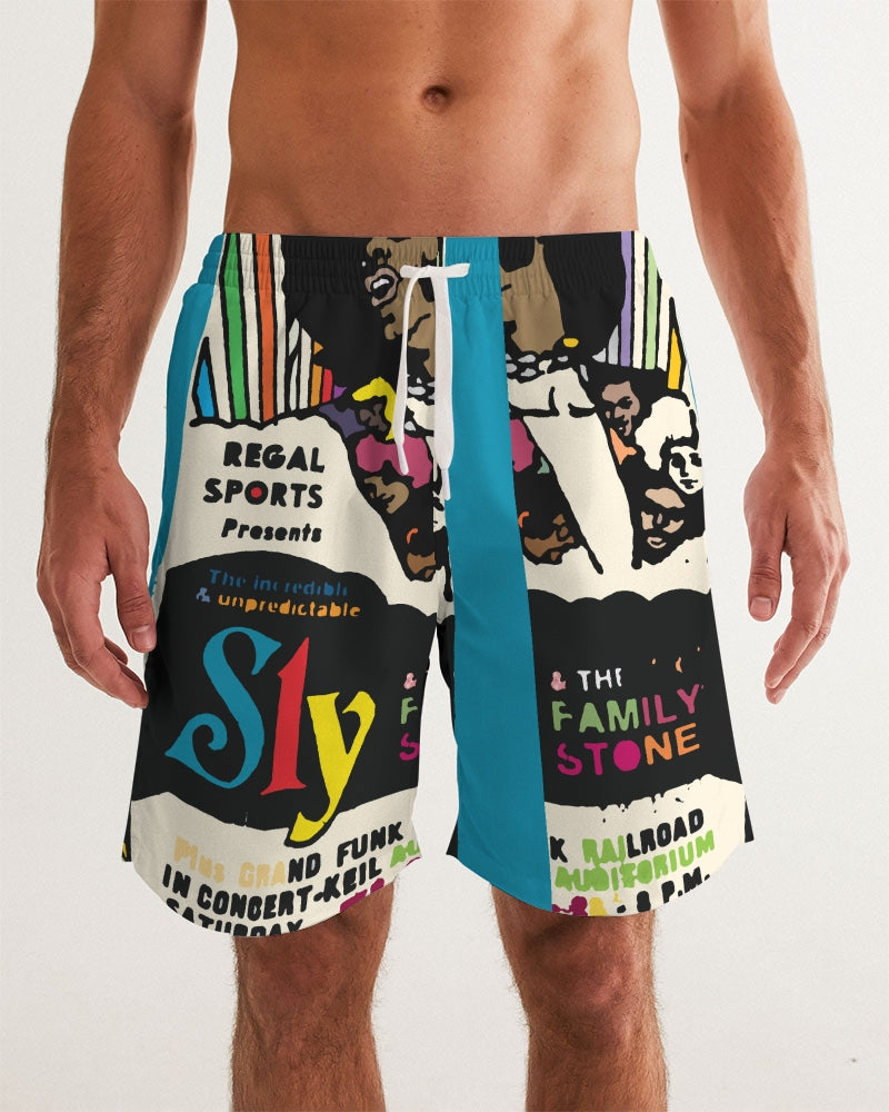Sly's Fam Men's Swim Trunk - Sew Lit Creations Brand Ltd.