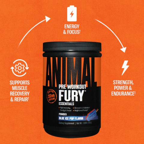 Universal Animal Fury Pre-Workout 30srv 039442032584- The Supplement Warehouse Pte Ltd