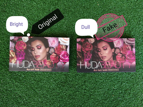 Huda Beauty Remastered Palette Original vs Fake