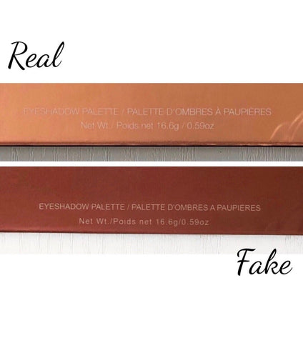 wording comparison rose gold remastered real vs fake