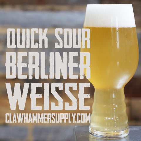 Quick Sour Berliner Weisse Home Brew Beer