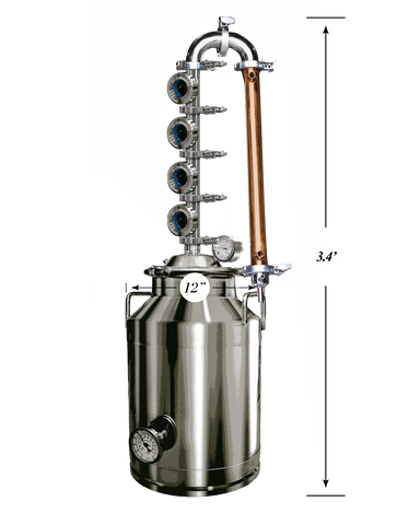 bubble plate column still