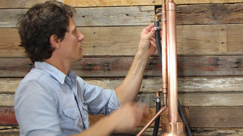 Install the Copper Condenser